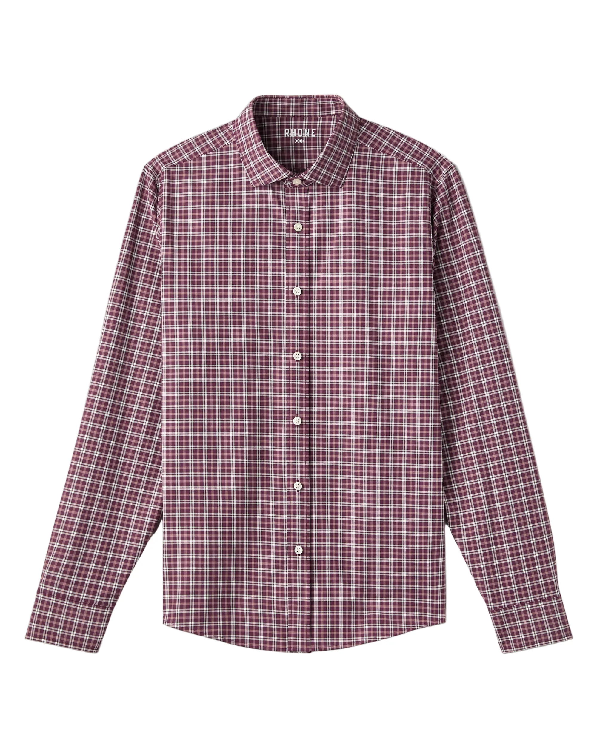 Rhone Mens State of Mind Slim Fit Long Sleeve Shirt