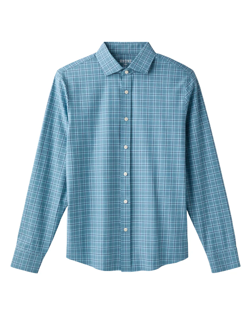 Rhone Mens State of Mind Slim Fit Long Sleeve Shirt
