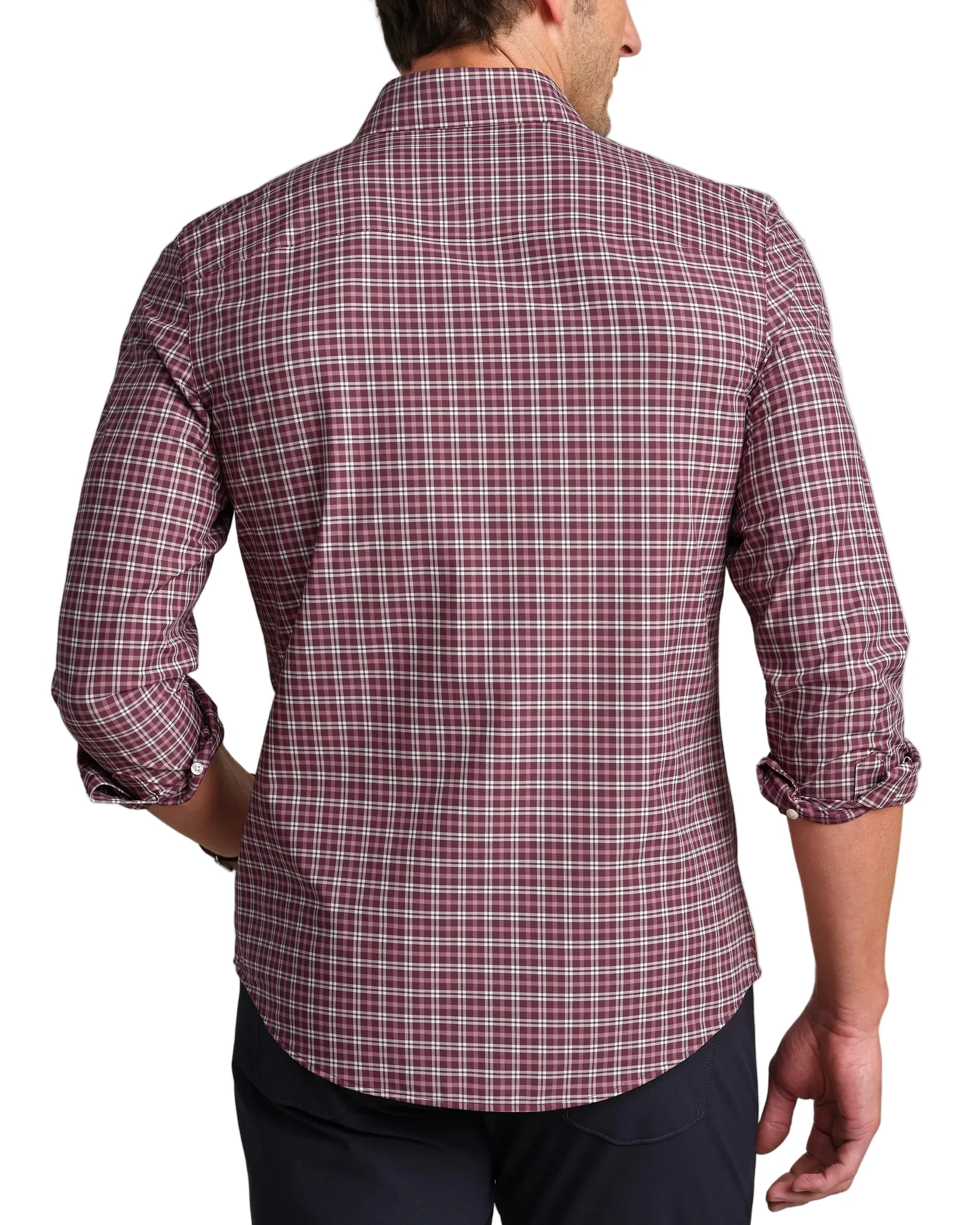 Rhone Mens State of Mind Slim Fit Long Sleeve Shirt - Image 3