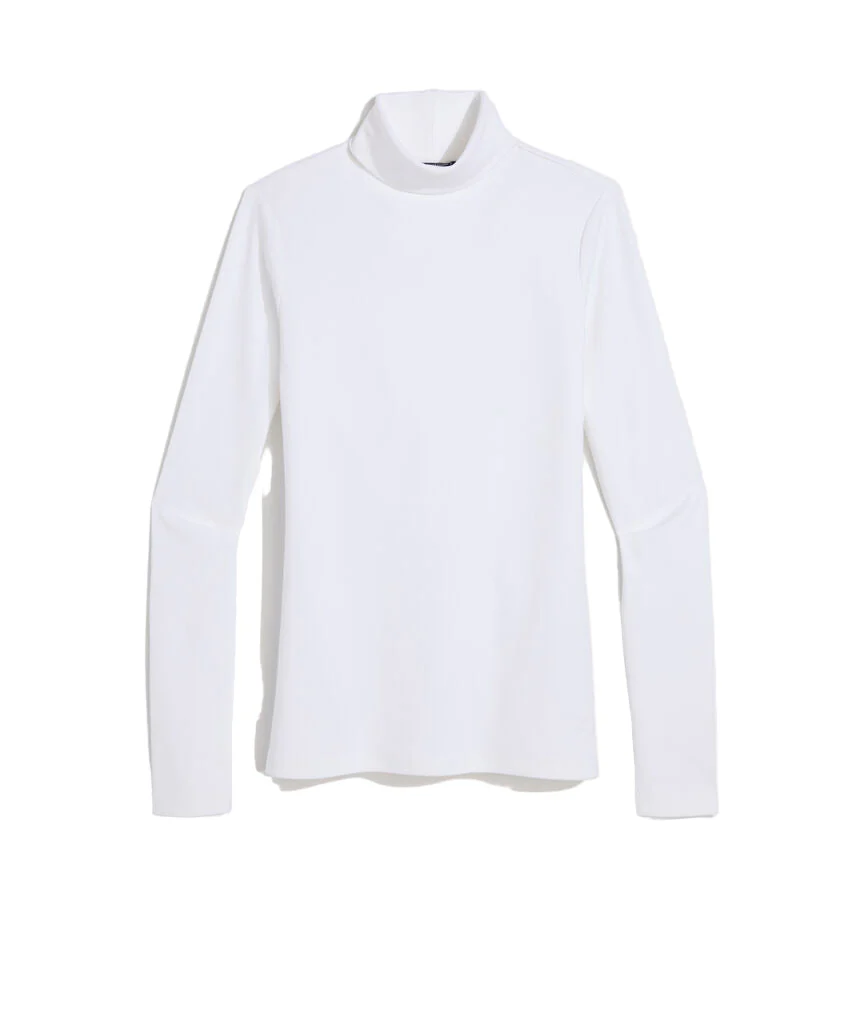Vineyard Vines Womens Deluxe Turtleneck Long Sleeve Shirt - Image 4