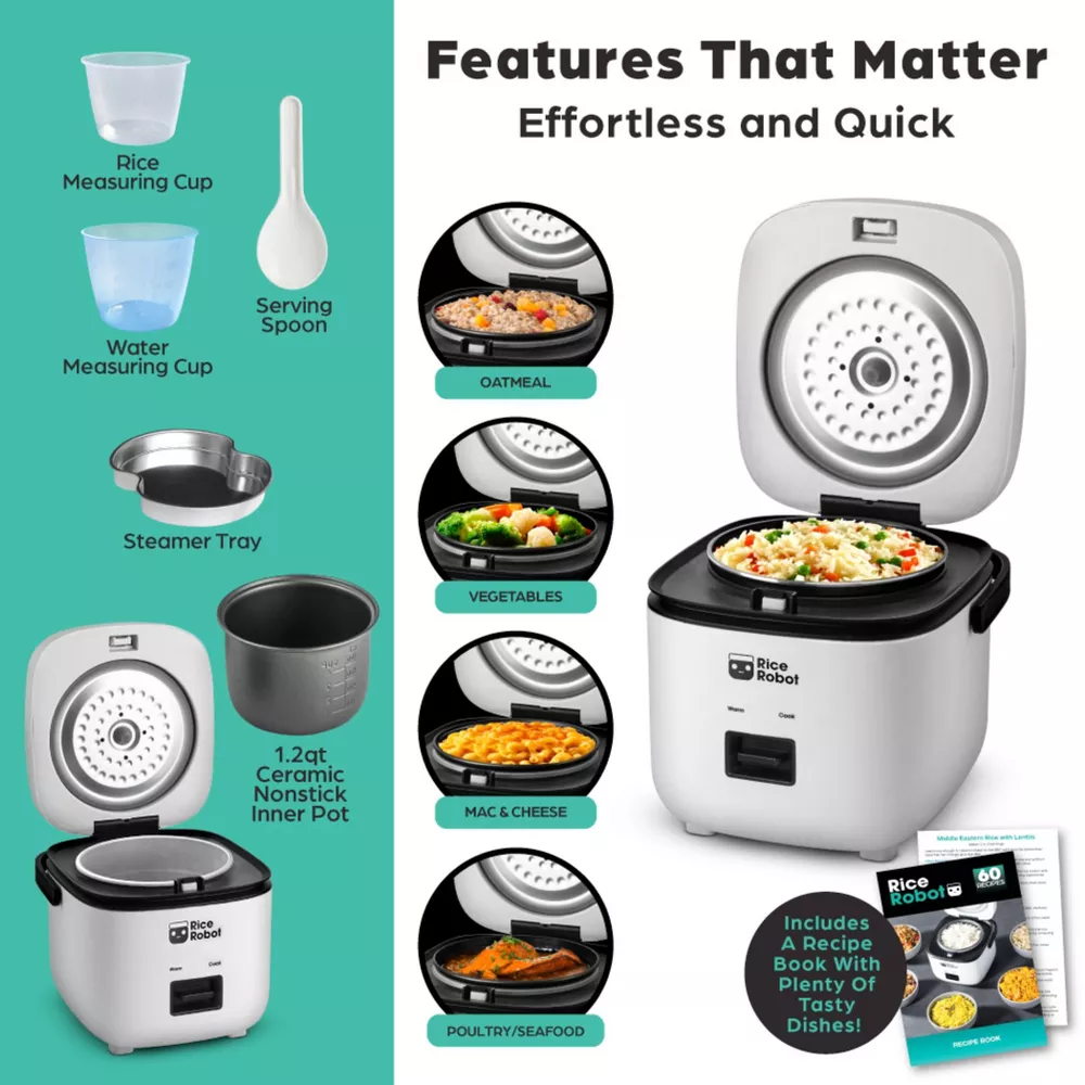 Rice Robot 4.5 Cup Rice Cooker - Image 3