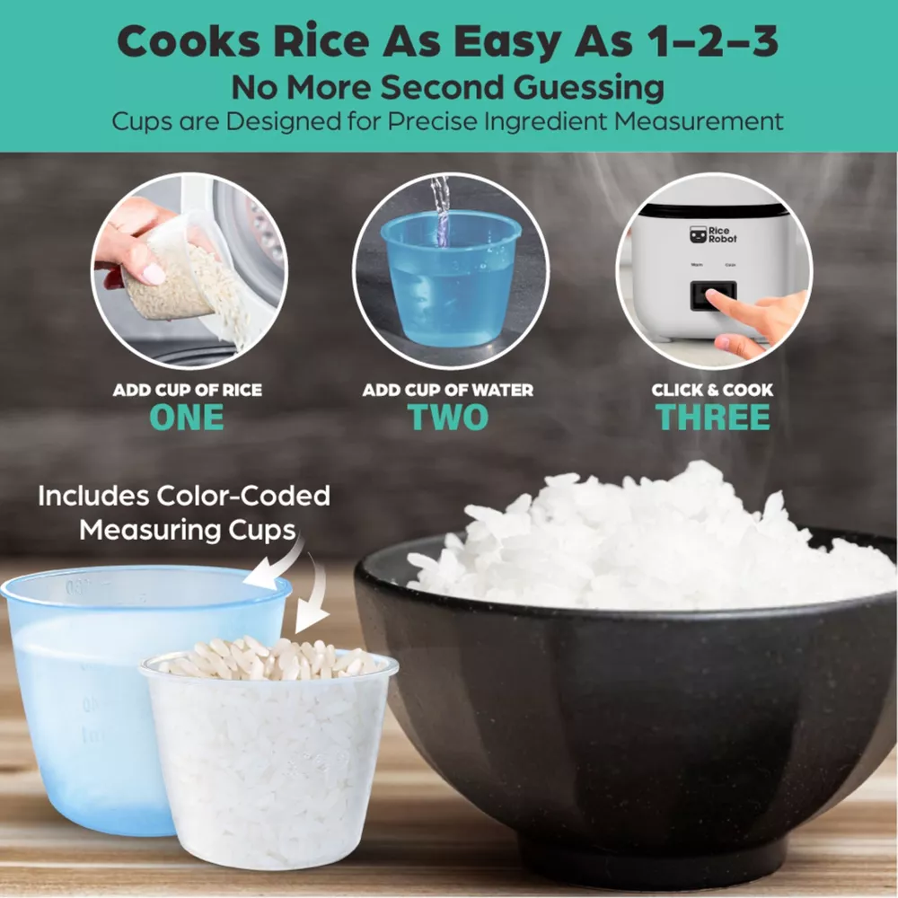 Rice Robot 4.5 Cup Rice Cooker - Image 4