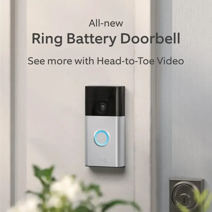 Ring Starter Set with Battery Doorbell and Indoor Cam - Image 2