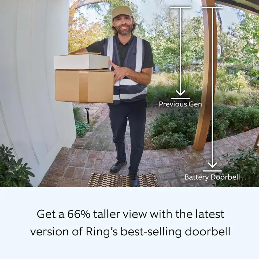 Ring Starter Set with Battery Doorbell and Indoor Cam - Image 3