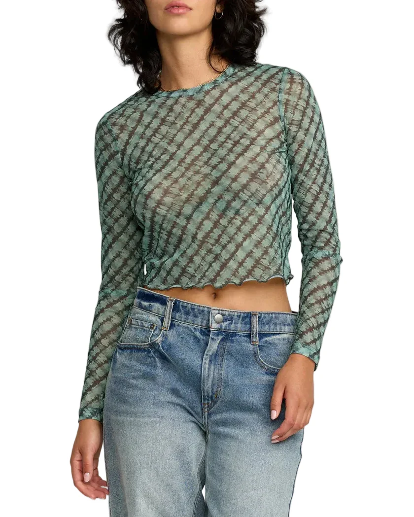 RVCA Womens River Long Sleeve T-Shirt