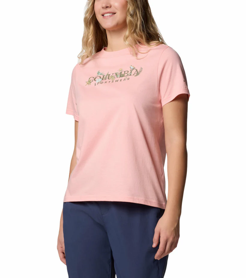 Columbia Womens Rolling Bend Graphic Short Sleeve T-Shirt - Image 3