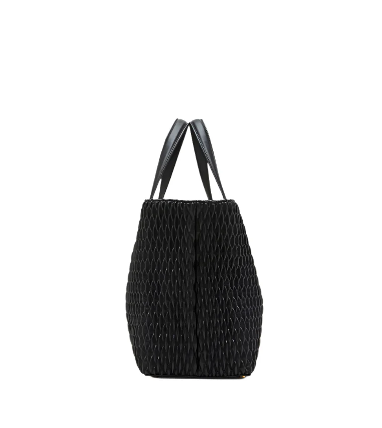 Anne Klein Logo Detail Quilted Tote Handbag - Image 3