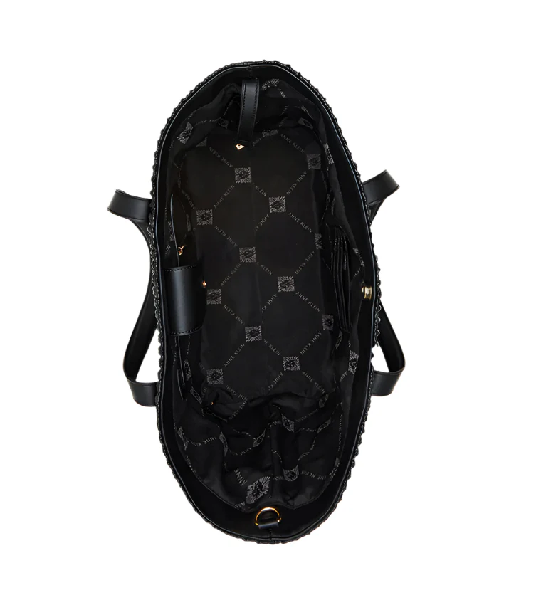 Anne Klein Logo Detail Quilted Tote Handbag - Image 4