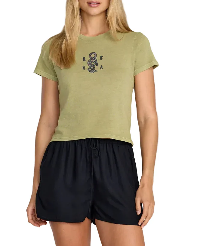 RVCA Womens 411 Short Sleeve T-Shirt