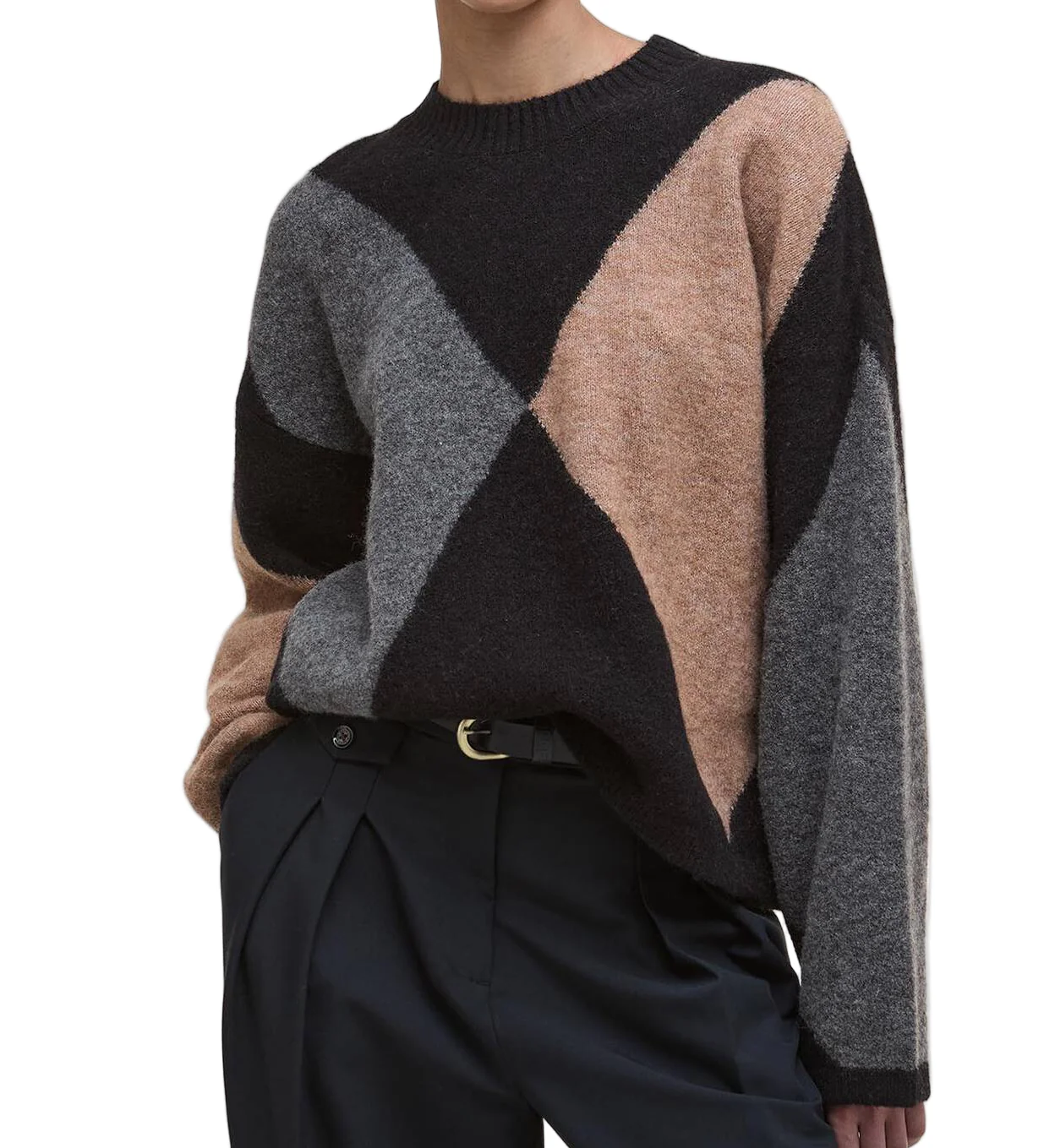 Barbour Womens Sabrina Crew Neck Jumper Sweater - Image 2