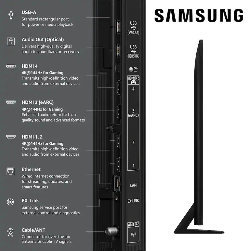 Samsung 65” Class QN80F Series Neo QLED Mini LED 4K UHD SamsungVision AI Smart Tizen TV (2026) - Image 5