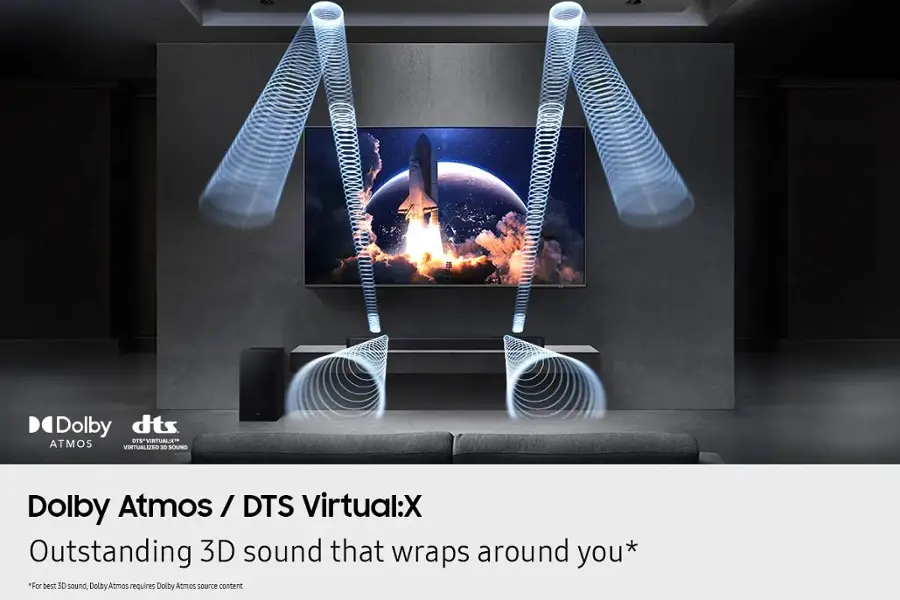 Samsung Q-series ATMOS 3.1.2 Ch Soundbar with Subwoofer - Image 8