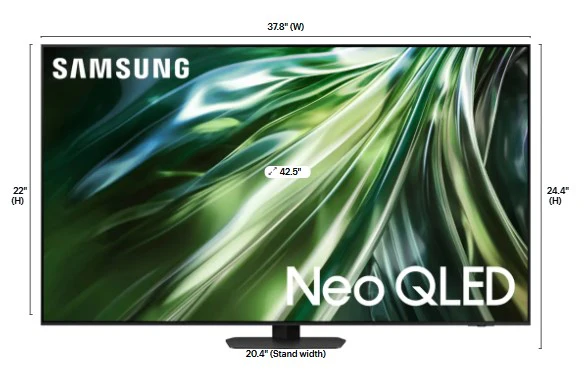 Samsung 43” Class QN90D Series Neo QLED 4K Smart Tizen TV (2024) - Image 2