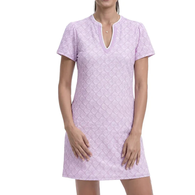 IZOD Womens Sara Printed Short Sleeve Dress - Image 2