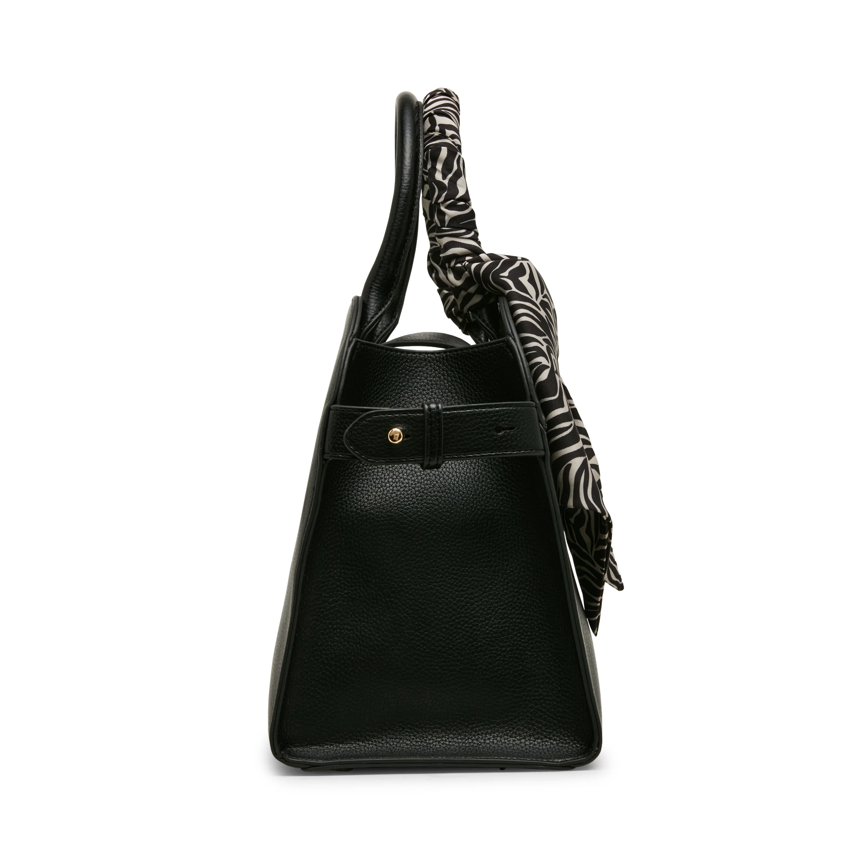 Anne Klein Rounded Scarf Handle Satchel Handbag with Detachable Strap - Image 3