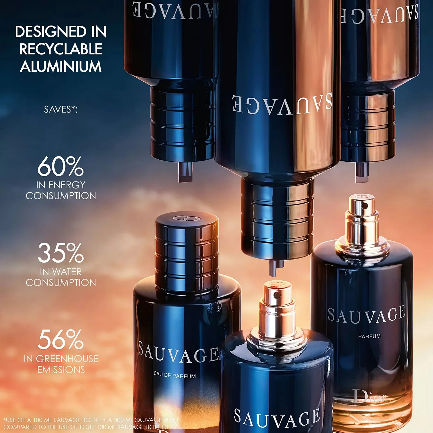 Dior Sauvage Parfum Spray - 3.4 oz. - Image 4