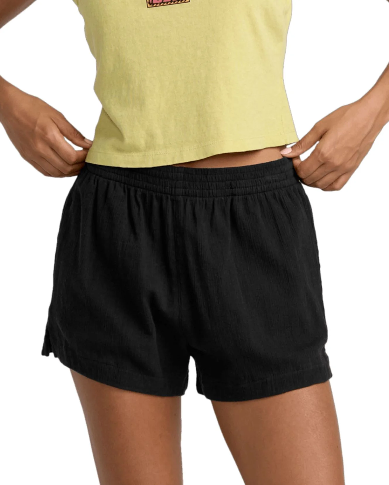 RVCA Womens Sawyer Cotton Shorts