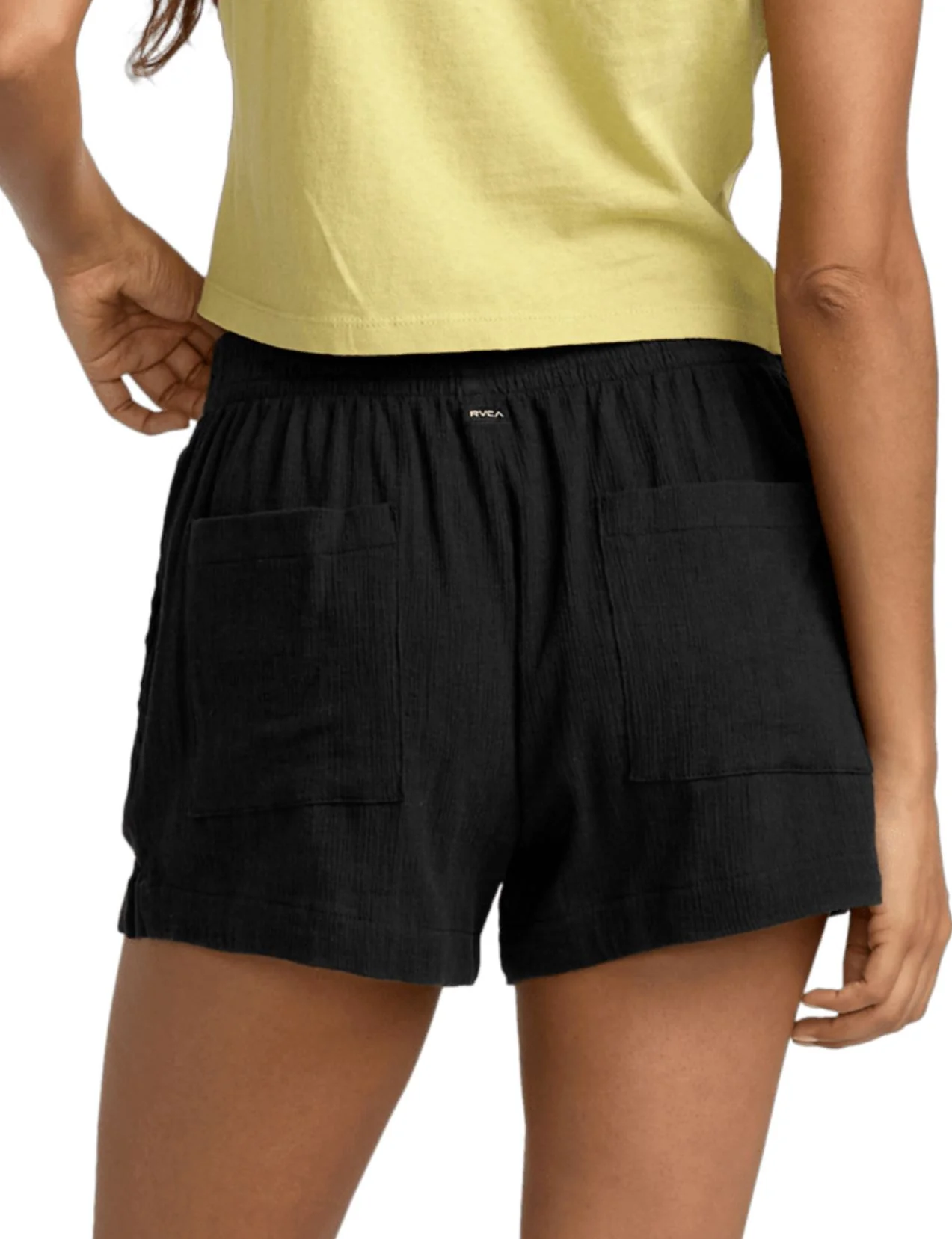 RVCA Womens Sawyer Cotton Shorts - Image 3