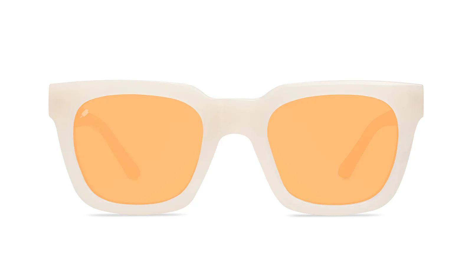 Knockaround Orange Dreamsicle Songbirds Glossy Orange Cream Frame - Tangelo Lens - Polarized Sunglasses - Image 2
