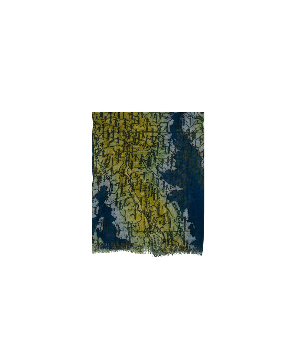 Patricia Nash Greek Map Scarf - Image 2