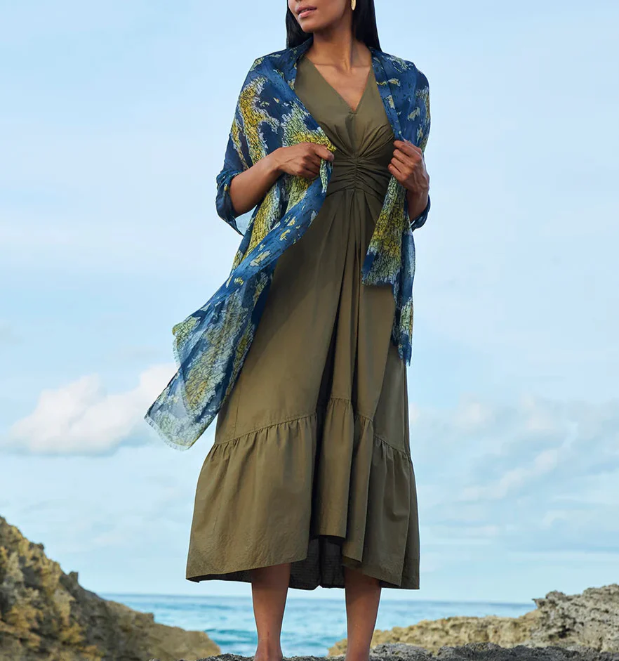 Patricia Nash Greek Map Scarf - Image 3