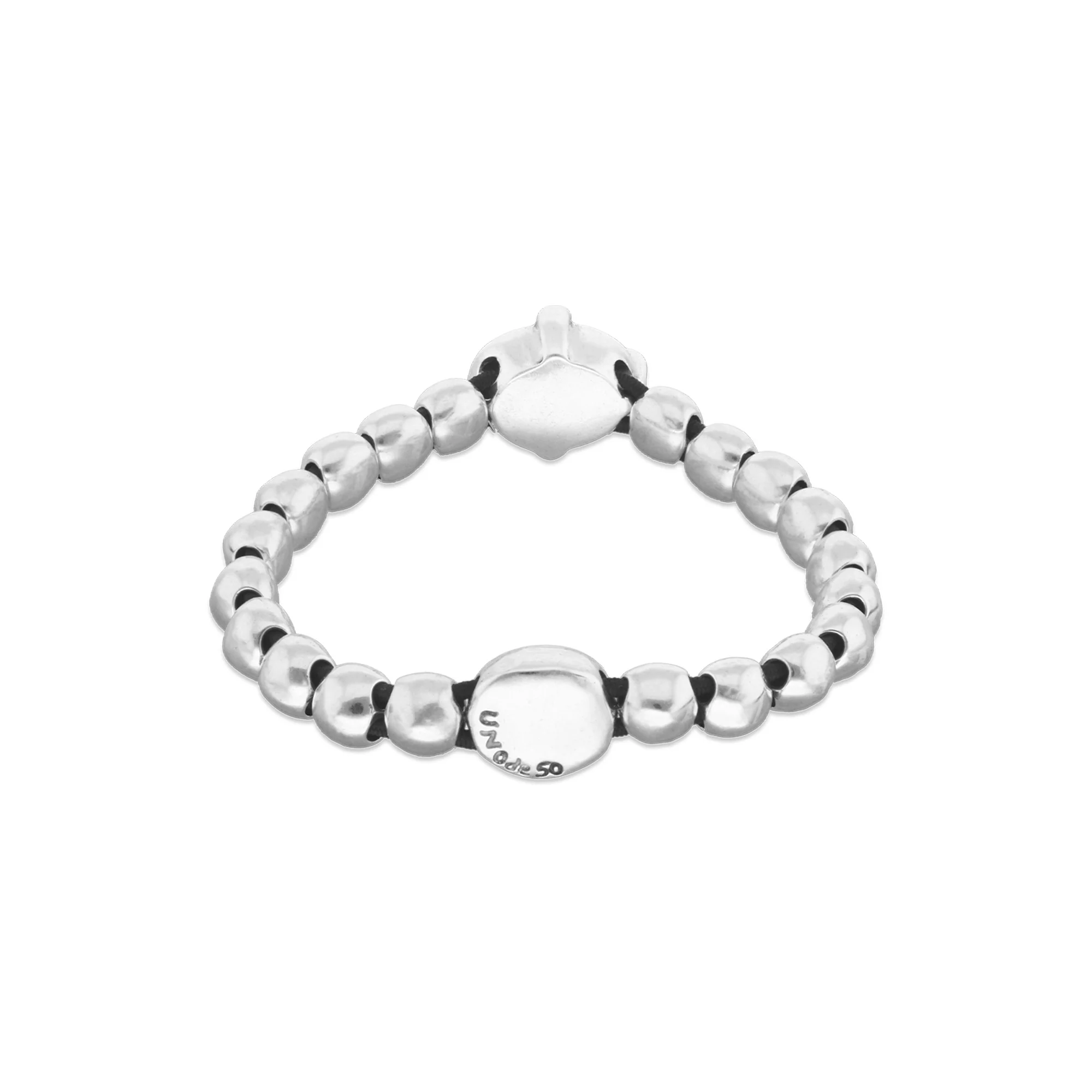 UNOde50 Ser Deslumbrante Oval Pink Crystal Beaded Bracelet - Medium - Image 3