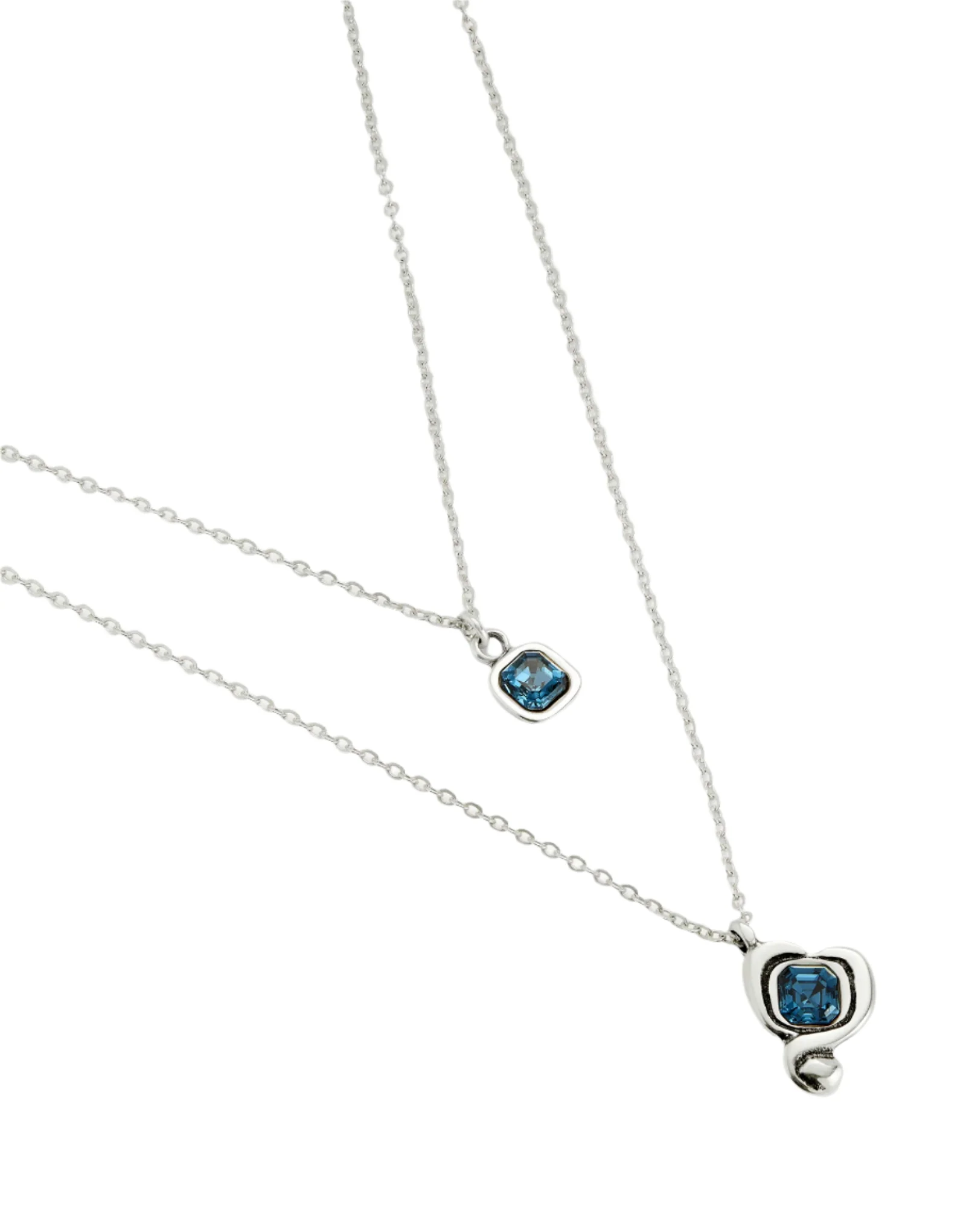 UNOde50 Ser Expresiva Silver-Plated Pendant Necklace with Double Chain - Image 3