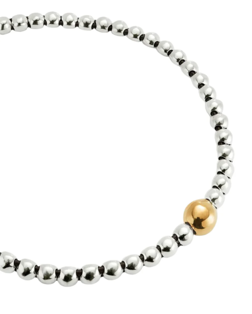 UNOde50 Ser Intrepida Gold-Plated Short Beaded Necklace - Image 3