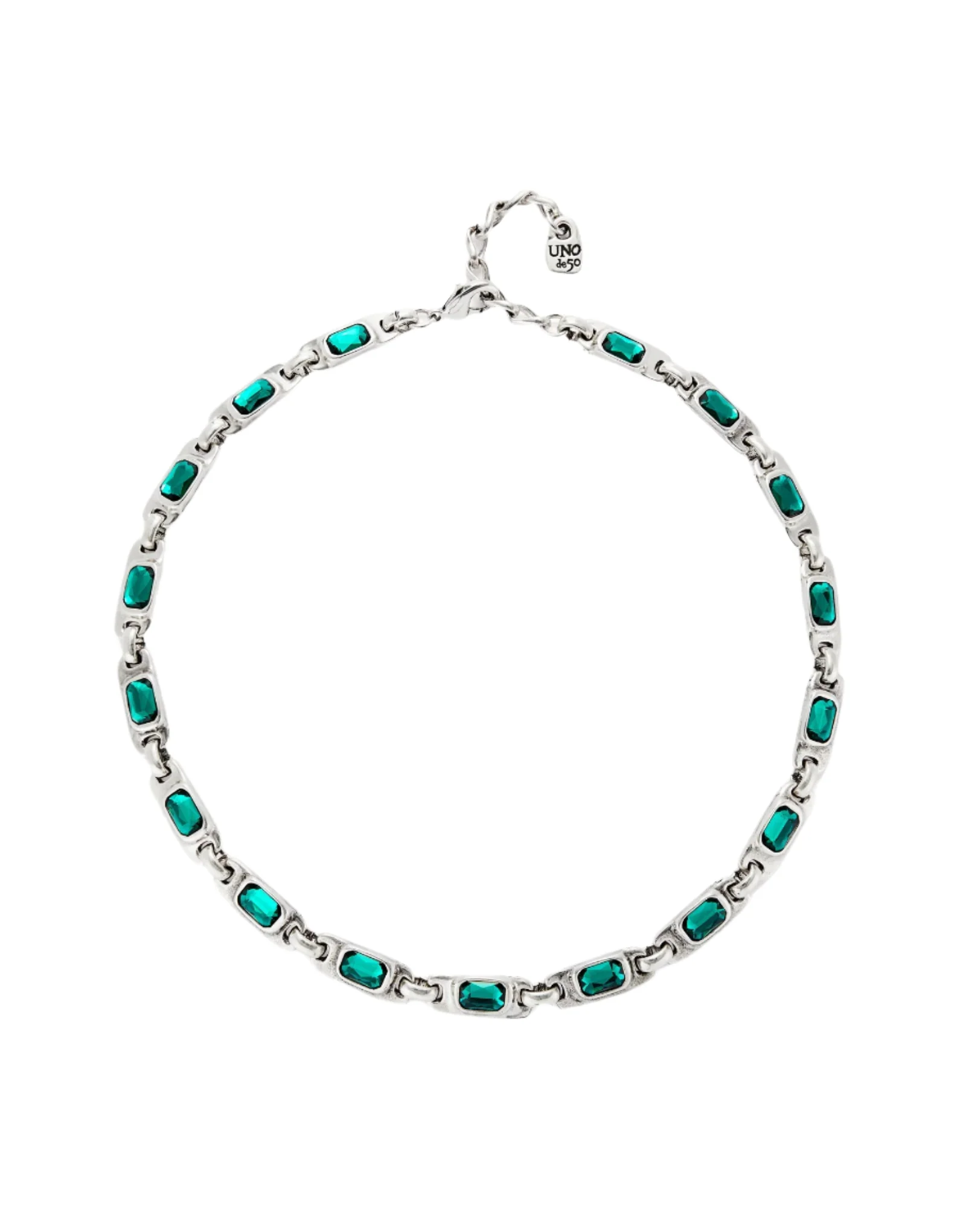 UNOde50 Ser Magnetica Colgantes Silver-Plated Necklace