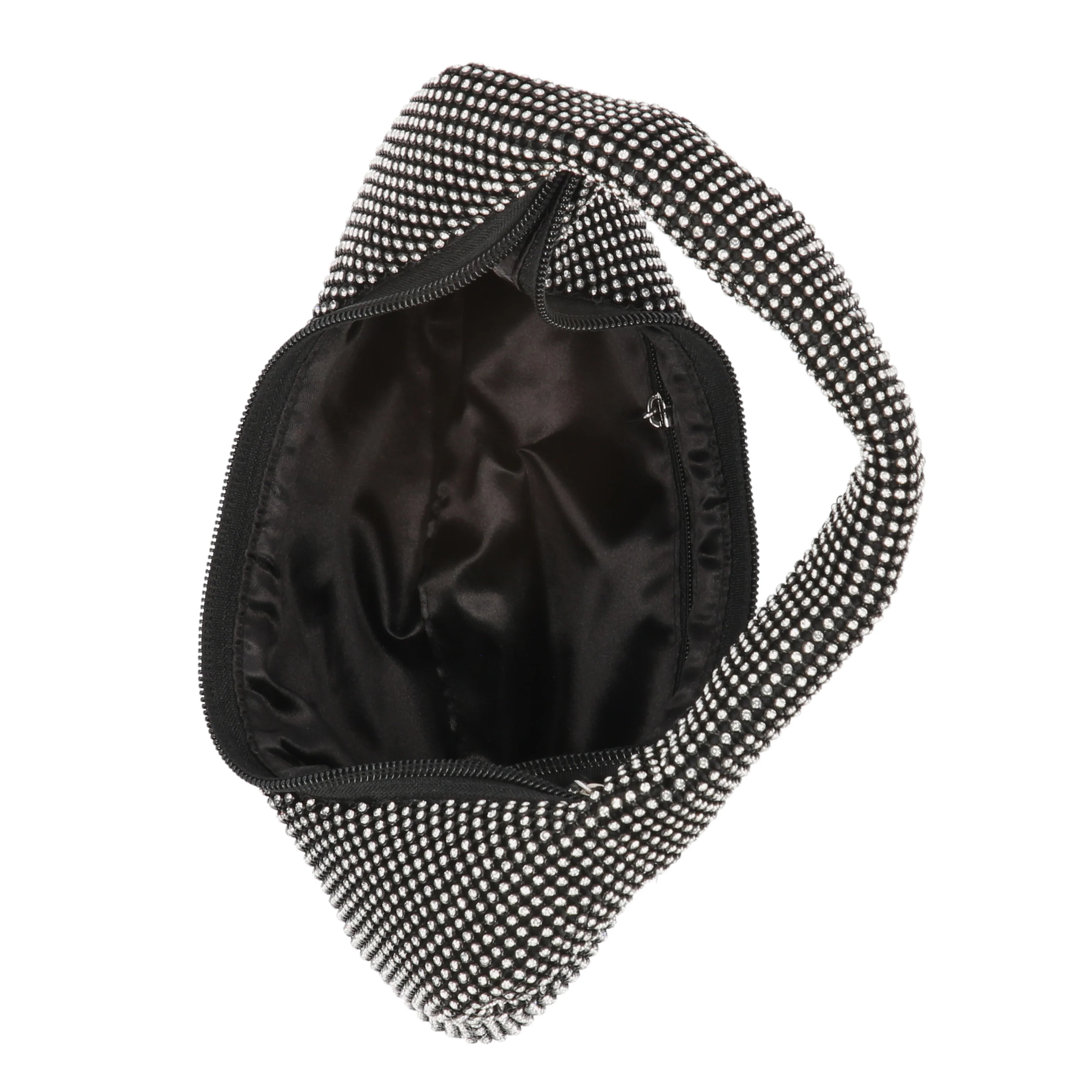 Jessica McClintock Ada Crystal Shoulder Hobo Handbag - Image 3