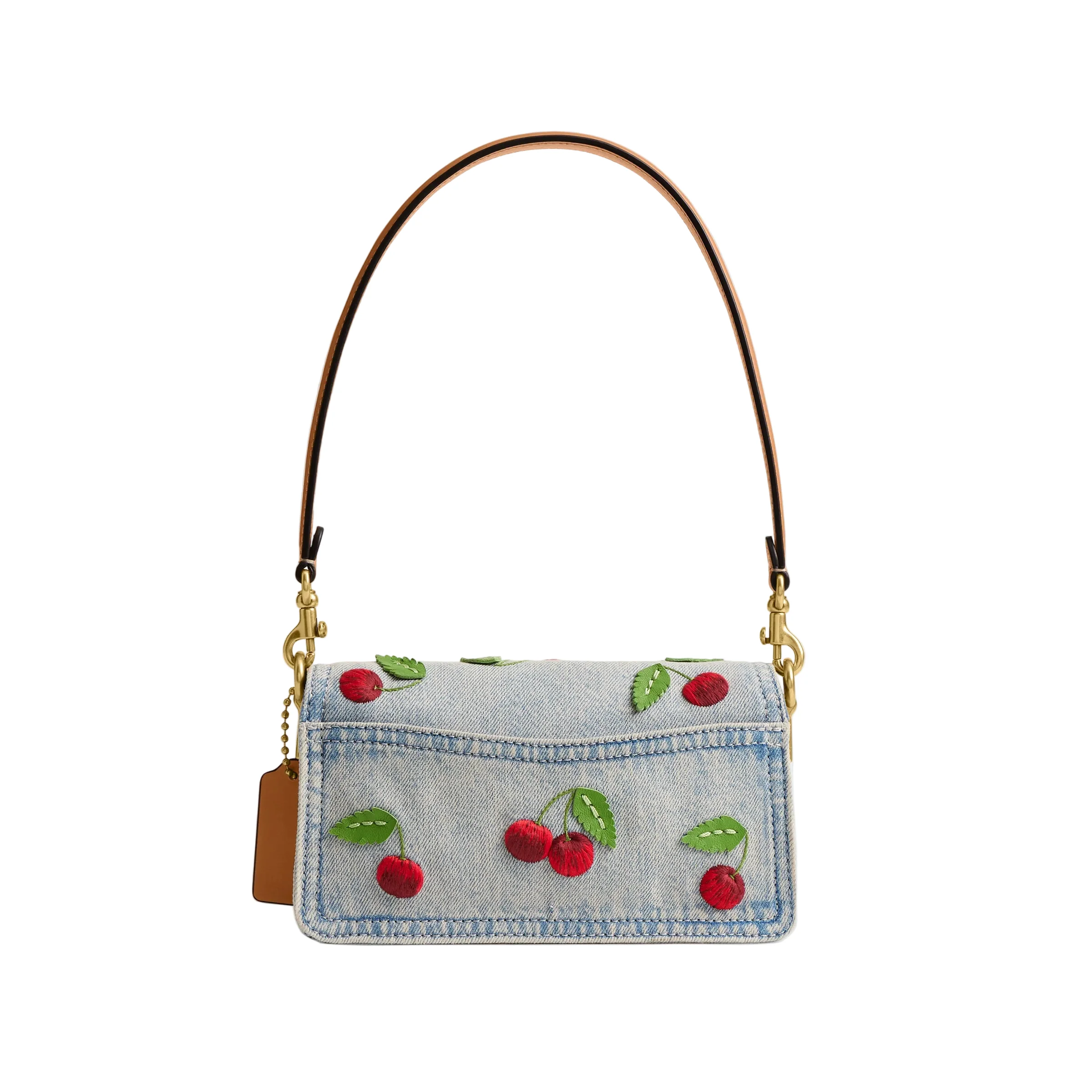 COACH Cherry Embroidery Tabby 20 Shoulder Handbag - Image 2