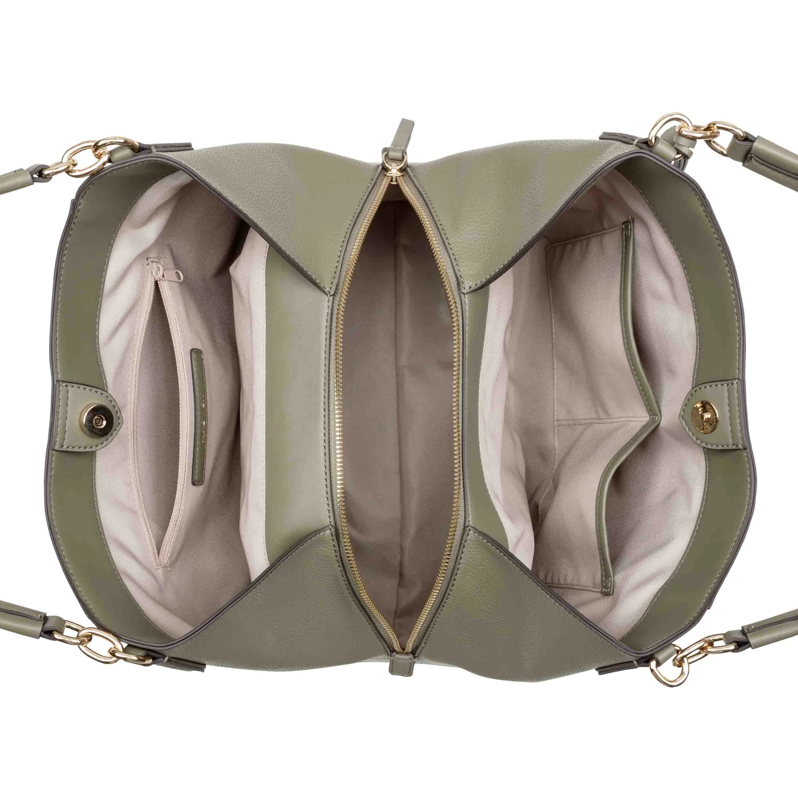 Nine West Deacon Triple Compartment Shoulder Handbag - Image 4
