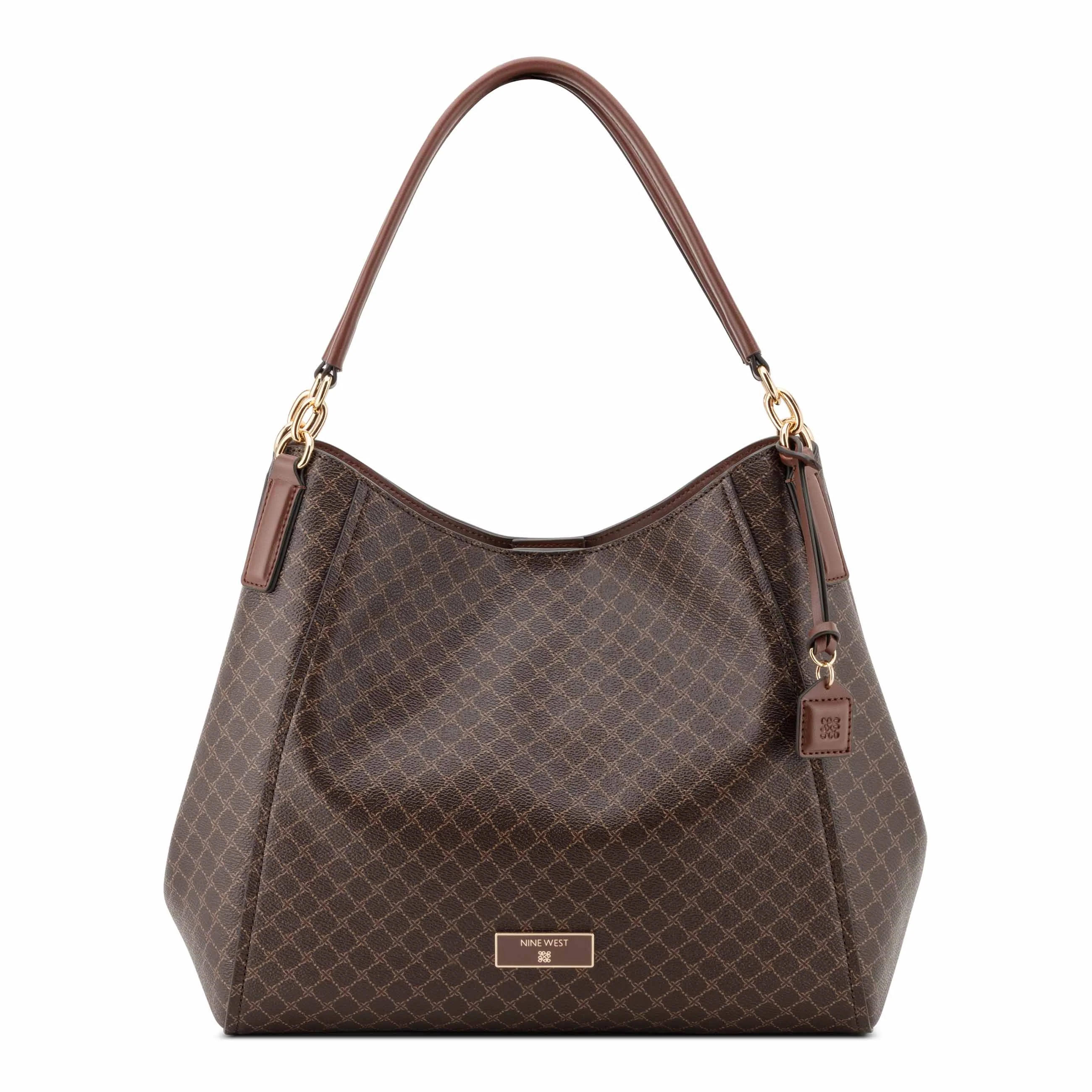 Nine West Deacon Triple Compartment Shoulder Handbag