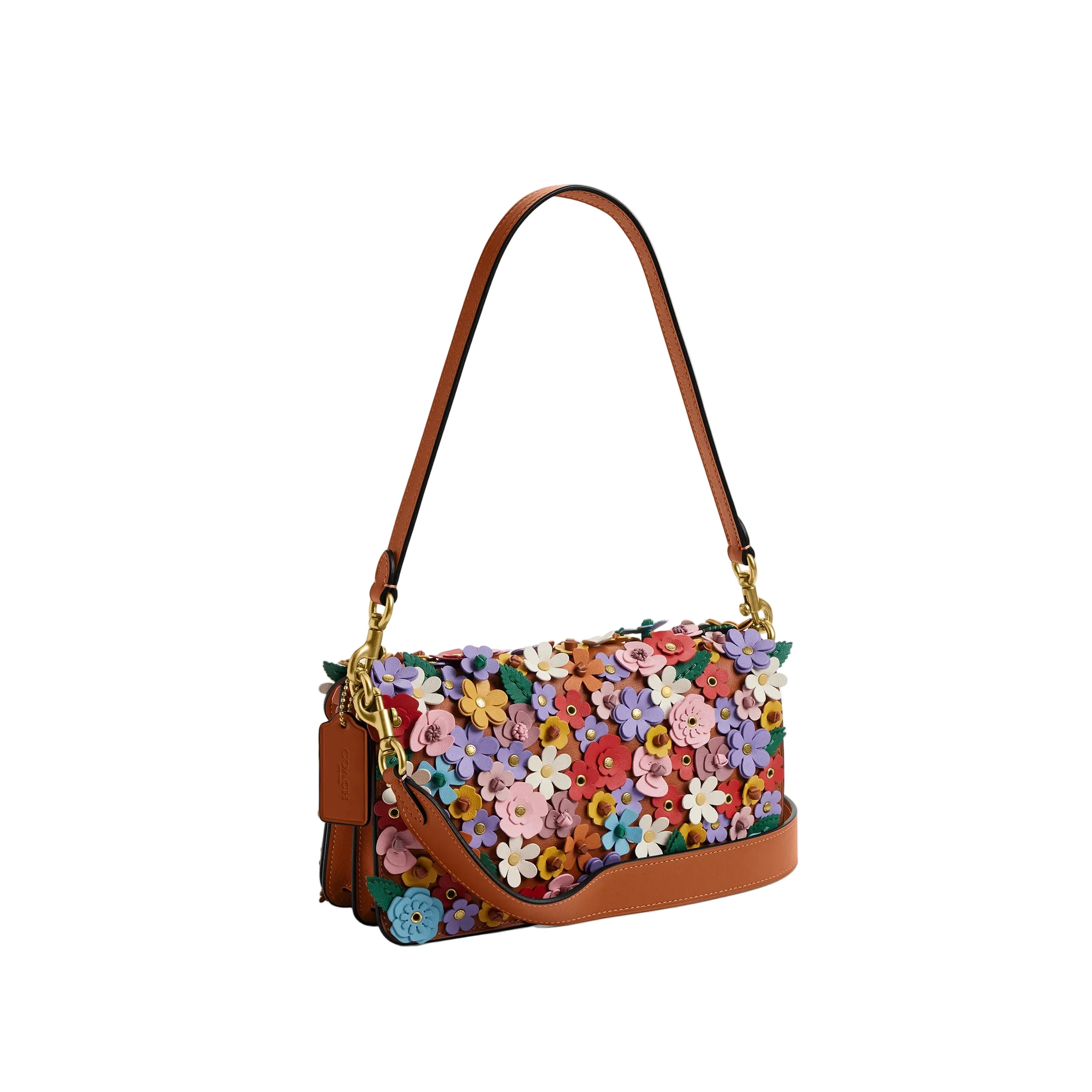 COACH Floral Applique Tabby 26 Shoulder Handbag - Image 2