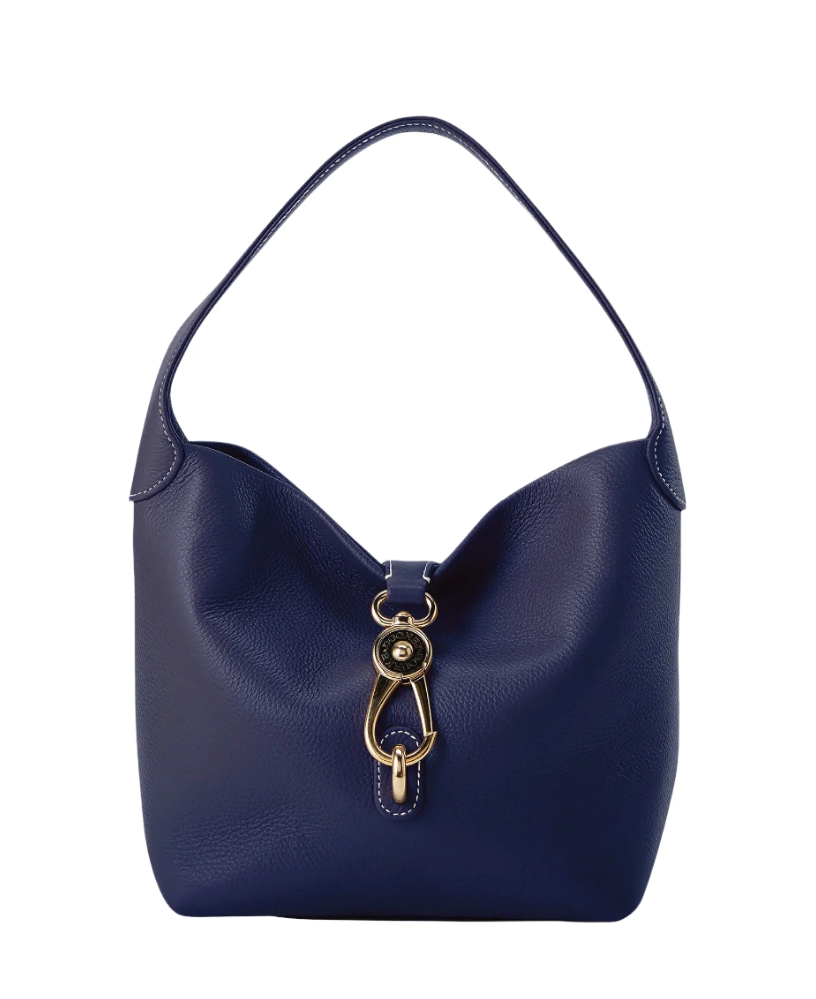 Dooney & Bourke Lucca Leather Logo Lock Hobo Handbag