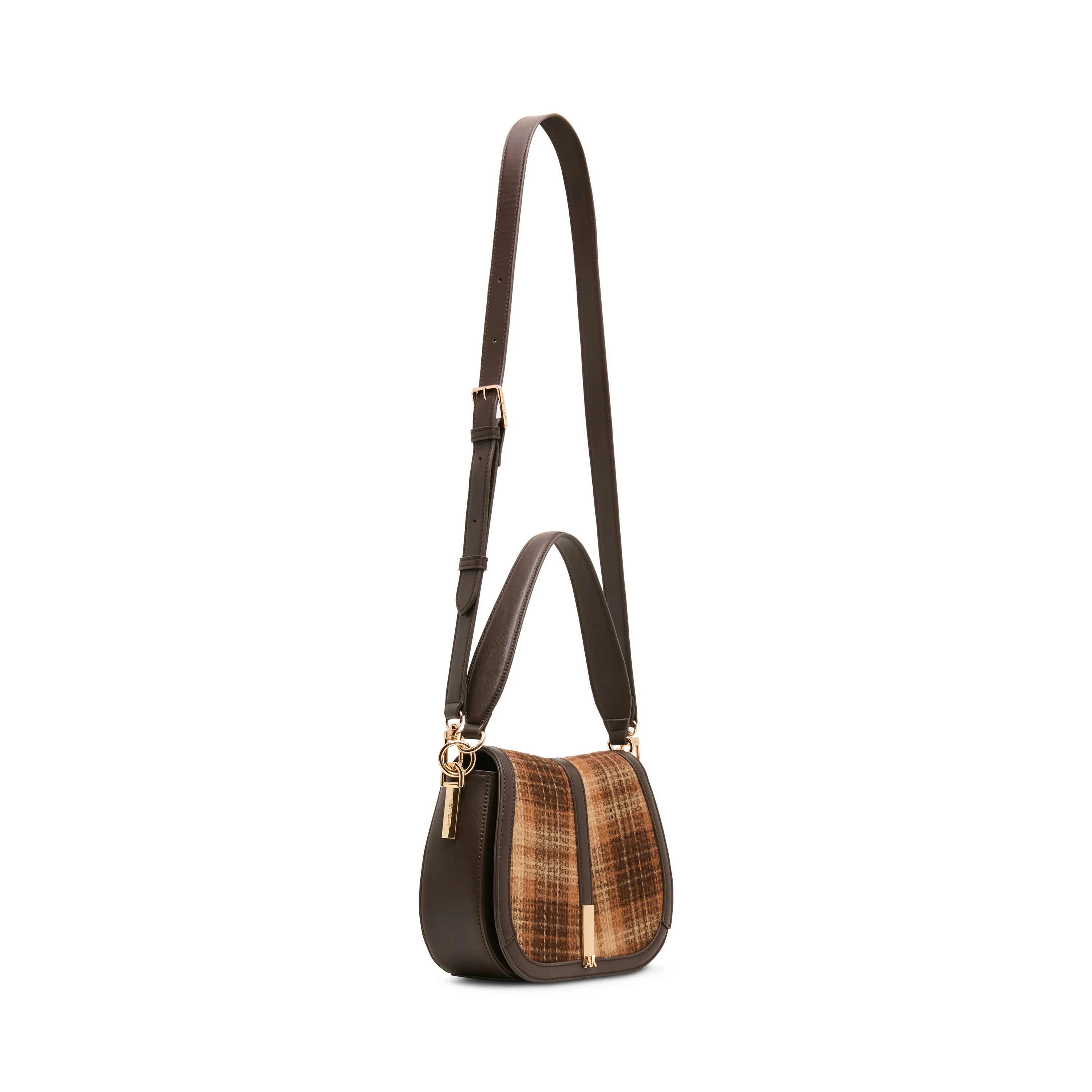 Anne Klein Medium Saddle Flap Shoulder Handbag - Image 4