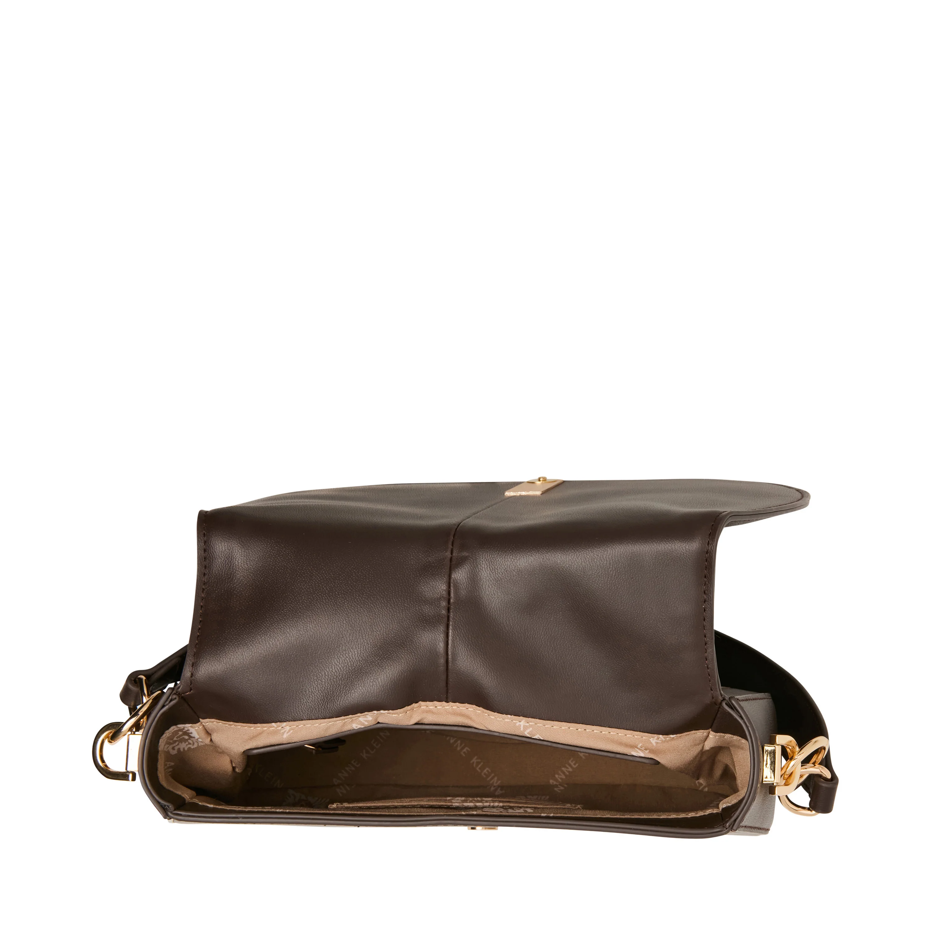 Anne Klein Medium Saddle Flap Shoulder Handbag - Image 5