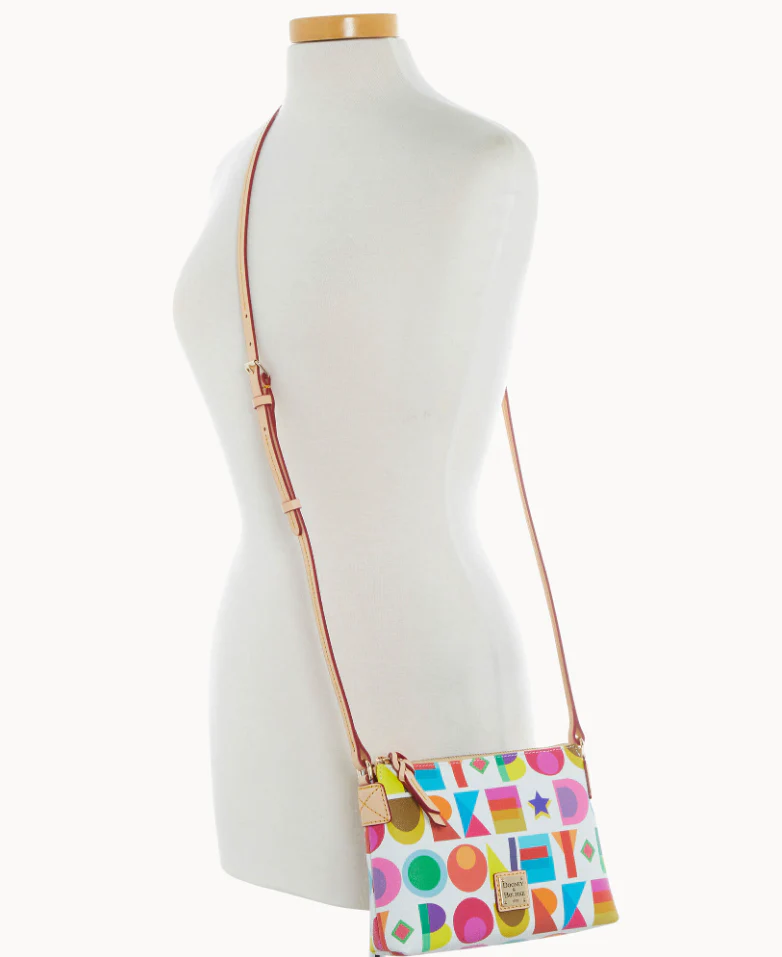 Dooney & Bourke Art Deco Pouchette Crossbody Handbag - Image 3