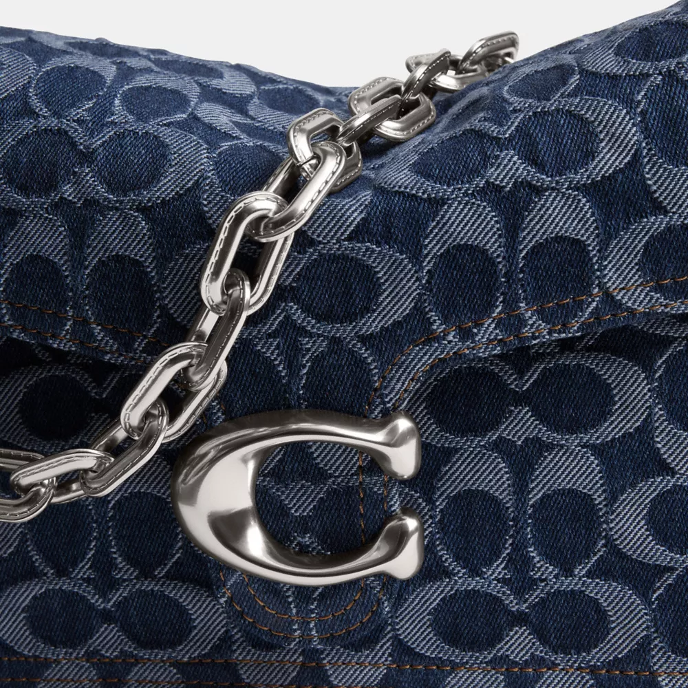 Coach Chain Tabby Shoulder Handbag - Image 6