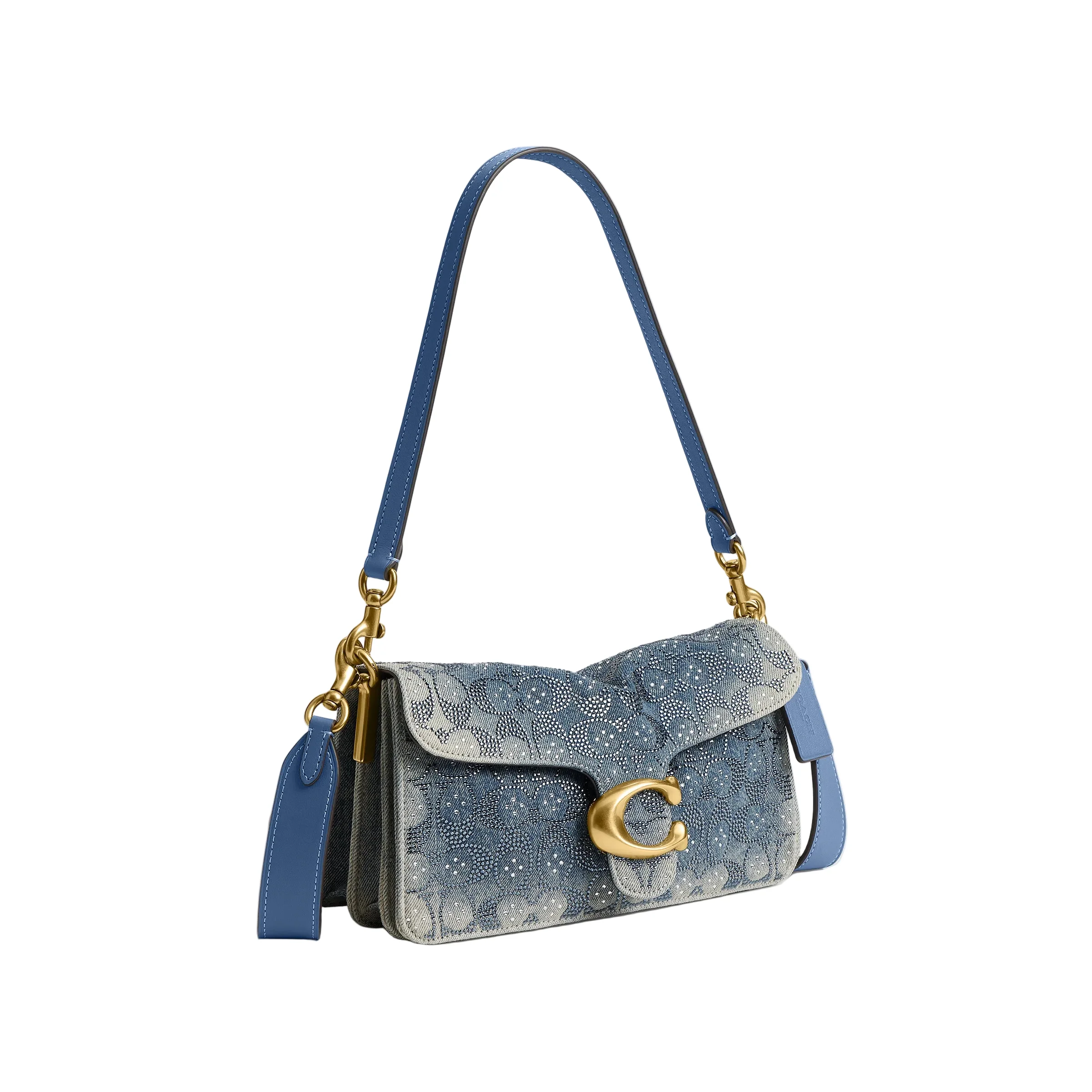 COACH Tabby 26 Signature Denim Shoulder Handbag - Image 2