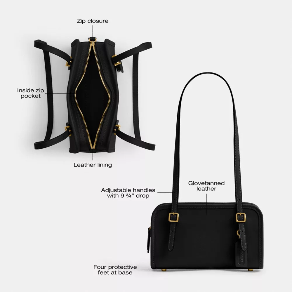 Coach Swing Zip 20 Shoulder Handbag - Image 7