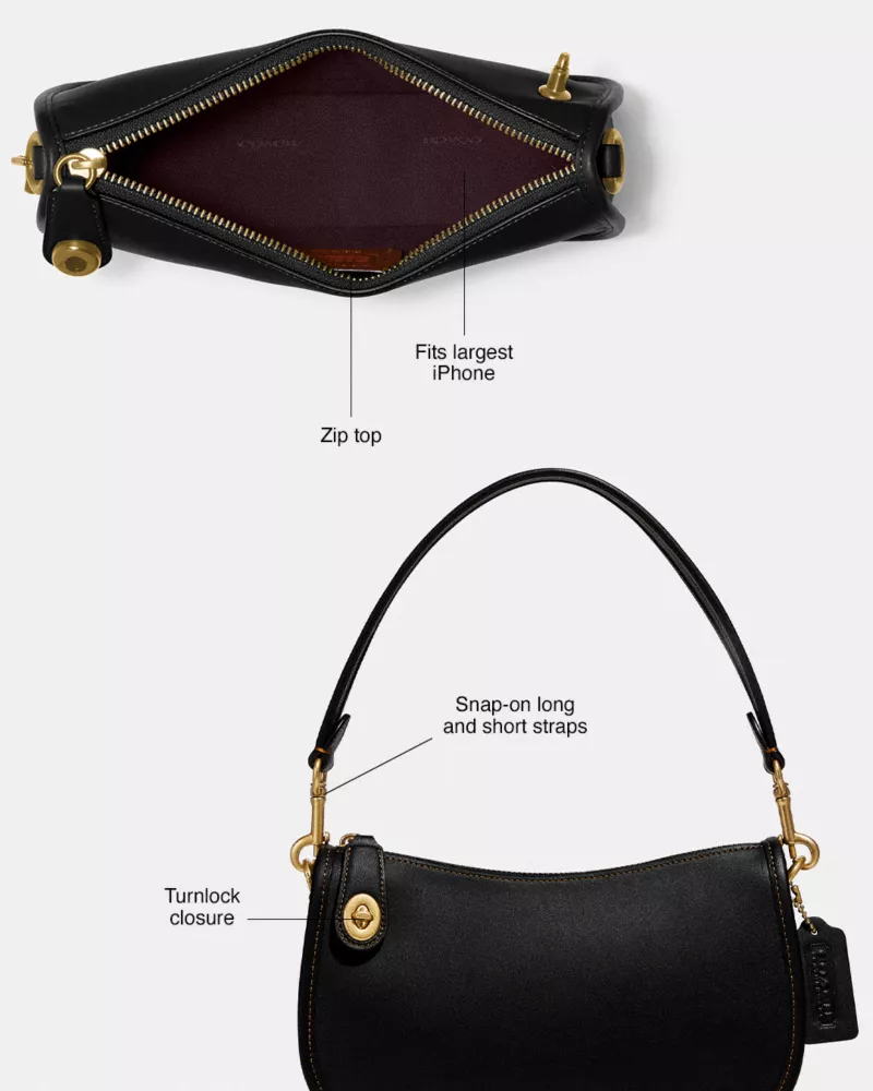 Coach Swinger Shoulder Handbag - Image 4