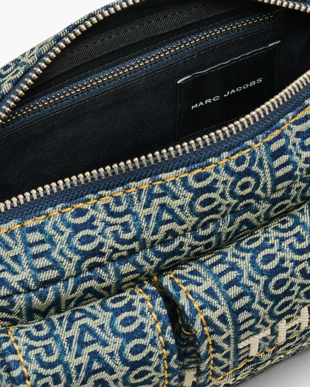 Marc Jacobs The Cargo Monogram Denim Shoulder Handbag - Image 5