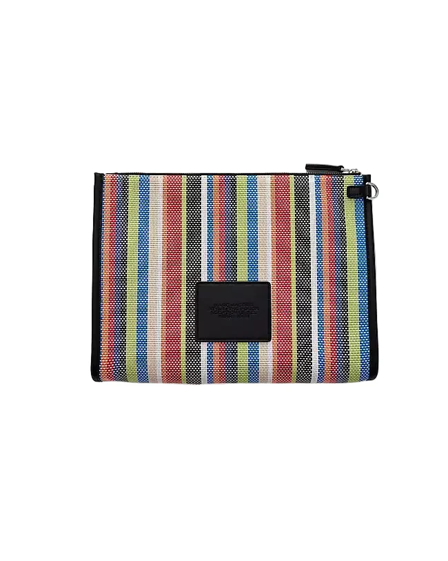 Marc Jacobs The Stripe Mesh Large Pouch Handbag - Image 2