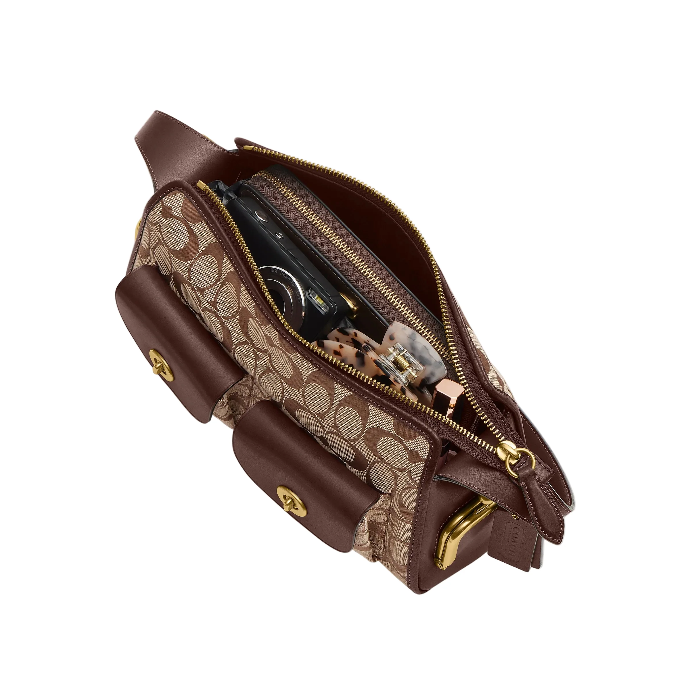COACH Turnlock Haversack 27 Shoulder Handbag - Image 5