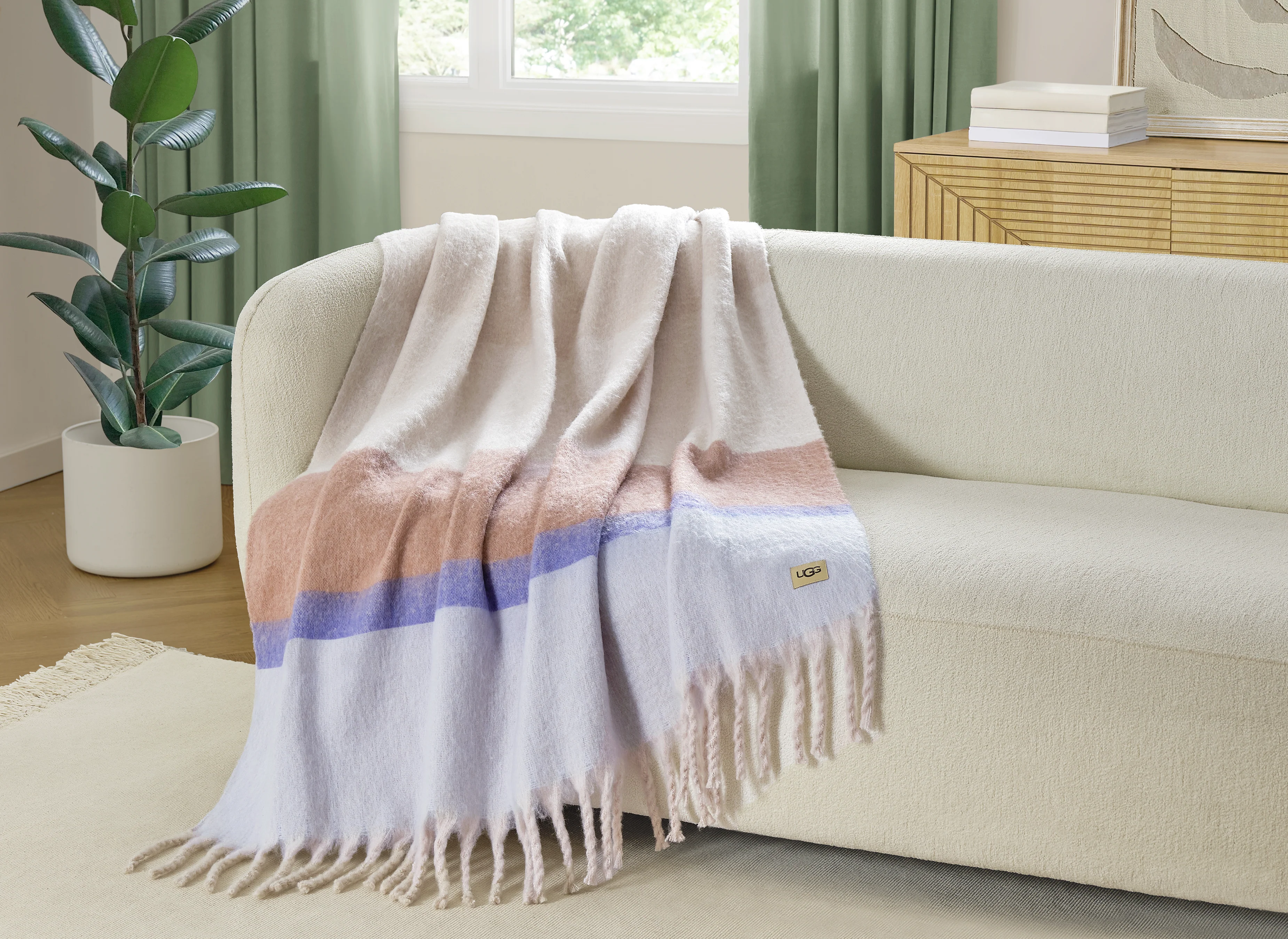 UGG Simona Faux Mohair Throw Blanket - Image 7