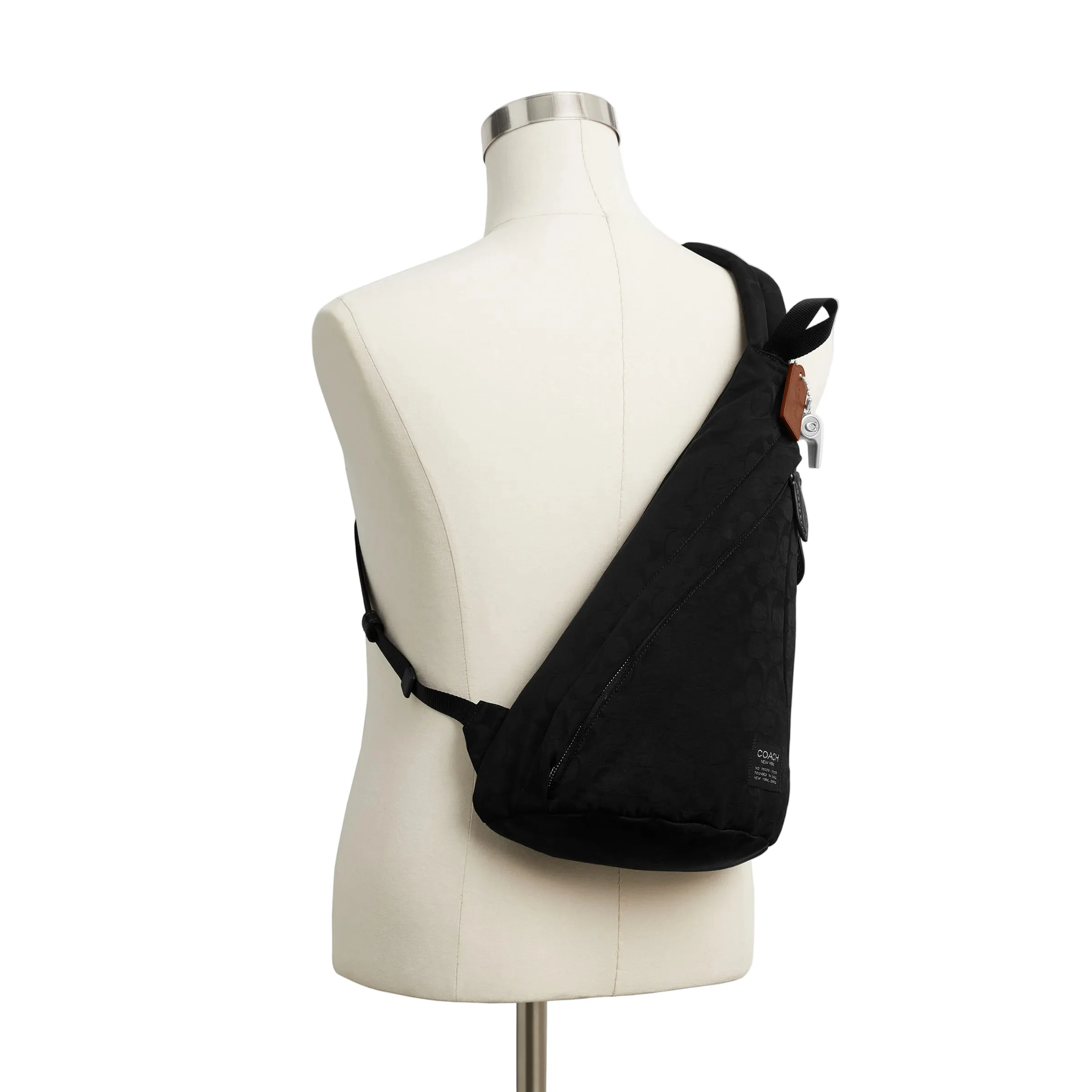 COACH Signature Nylon Lachlan Sling Bag - Image 4