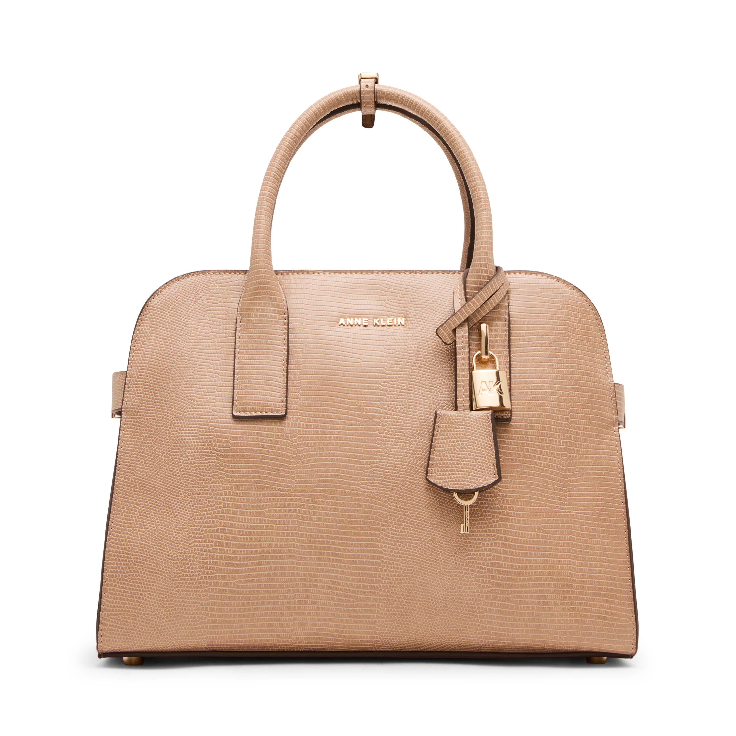 Anne Klein Small Curved Satchel Handbag - Image 2