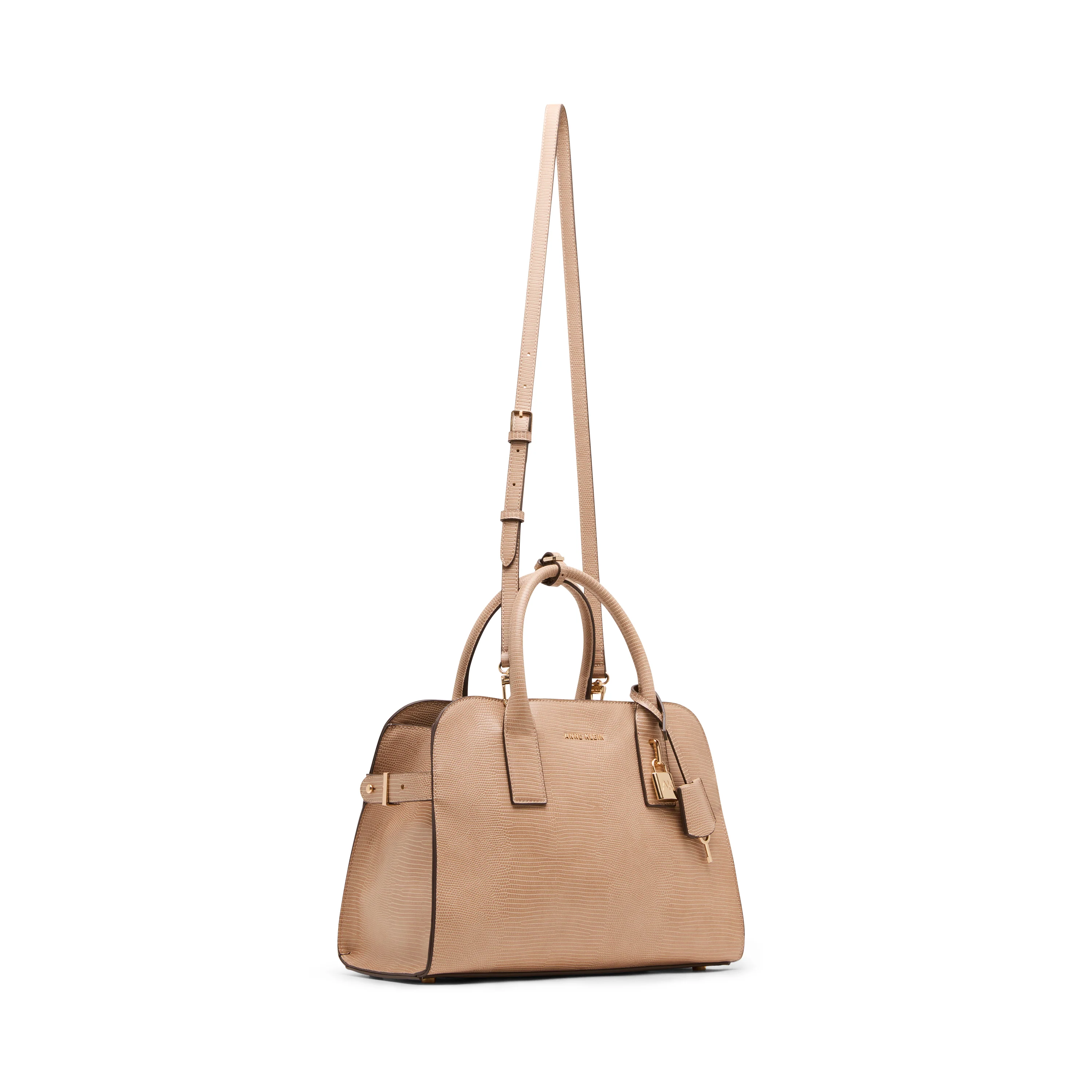 Anne Klein Small Curved Satchel Handbag - Image 6