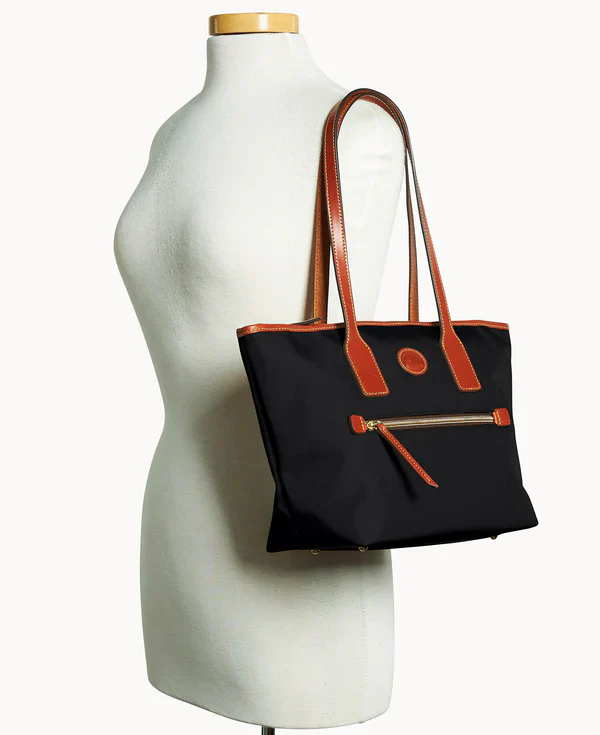 Dooney & Bourke Small Nylon Tote Handbag - Image 4